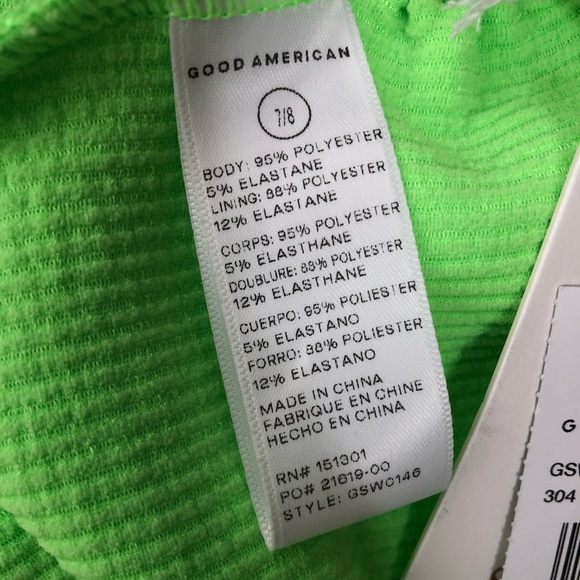 Good American Always Fit Size 7/8 One-Piece Swimsuit - Picture 6 of 7